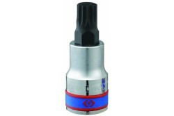 DUGÓKULCSFEJ 1/2" TORX 12 SARKOS 12MM KING TONY