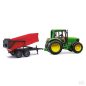BRUDER JOHN DEERE TRAKTOR BILLENŐS PÓTKOCSIVAL